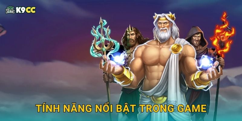 Rise of Olympus chinh phục thần thoại – Slot đậm chất sử thi tại K9cc 3 Tính năng nổi bật trong game