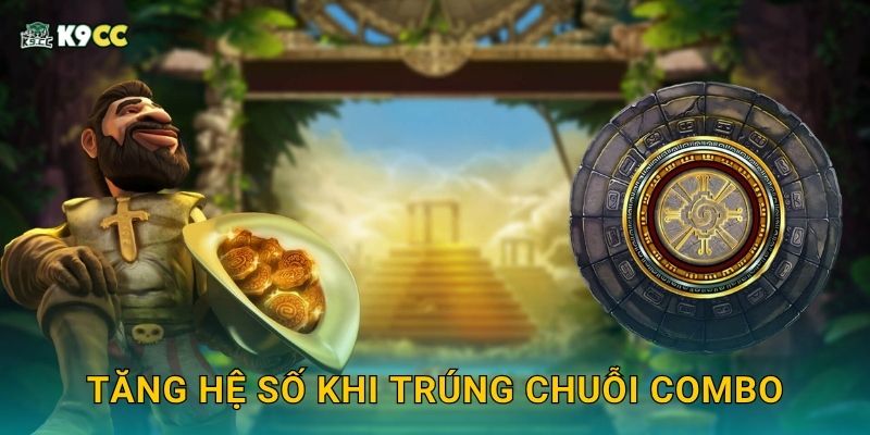 Gonzo’s Quest phiêu lưu kho báu – Rơi thưởng hấp dẫn tại K9cc 3 Tăng hệ số khi trúng chuỗi combo